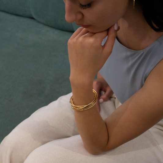 Original Wrap Bracelet (Gold/Champagne)