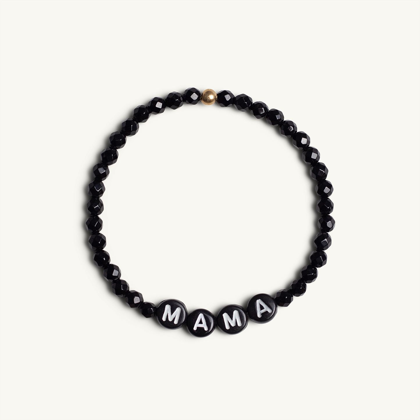 Mama Bracelet (Faceted Black Onyx)