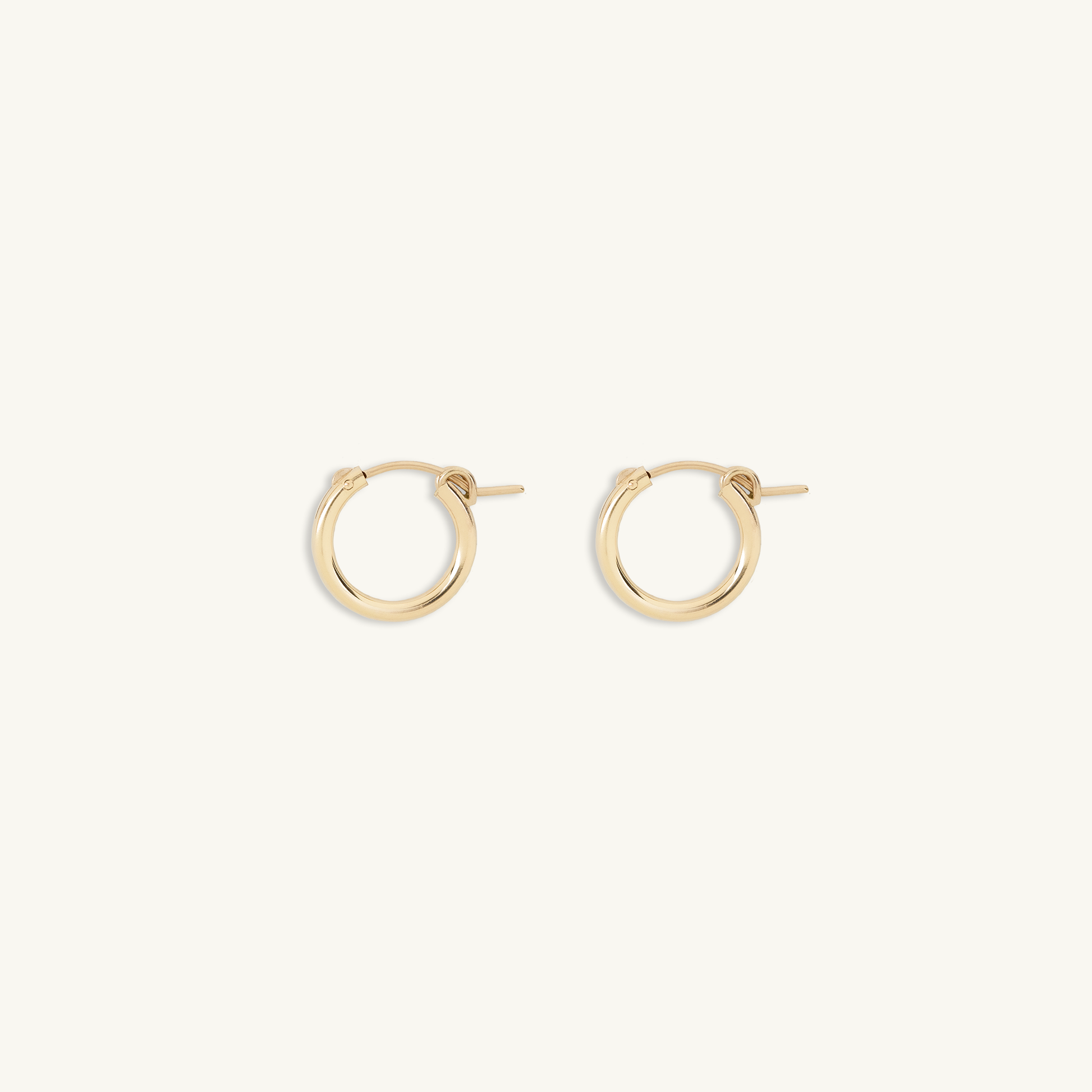 Gold filled top earrings sensitive ears