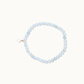 Aquamarine Gemstone Slip On Bracelet (March Birthstone)
