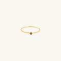 Pre Order: Gold Filled Birthstone Ring Garnet CZ (January)