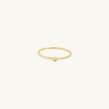 Pre Order: Gold Filled Birthstone Ring Peridot CZ (August)