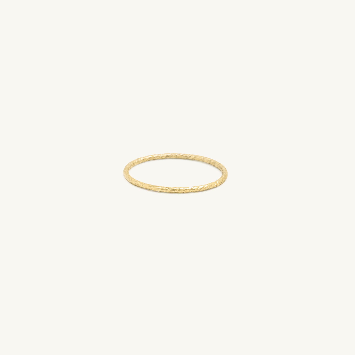 Gold Filled Shimmer Stacking Ring