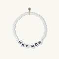 Hockey Mom Beaded Bracelet with Aventurine Charm