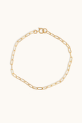 Paperclip Chain Bracelet (14k Gold Filled)