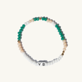 Initials Summer Seed Bead Bracelet