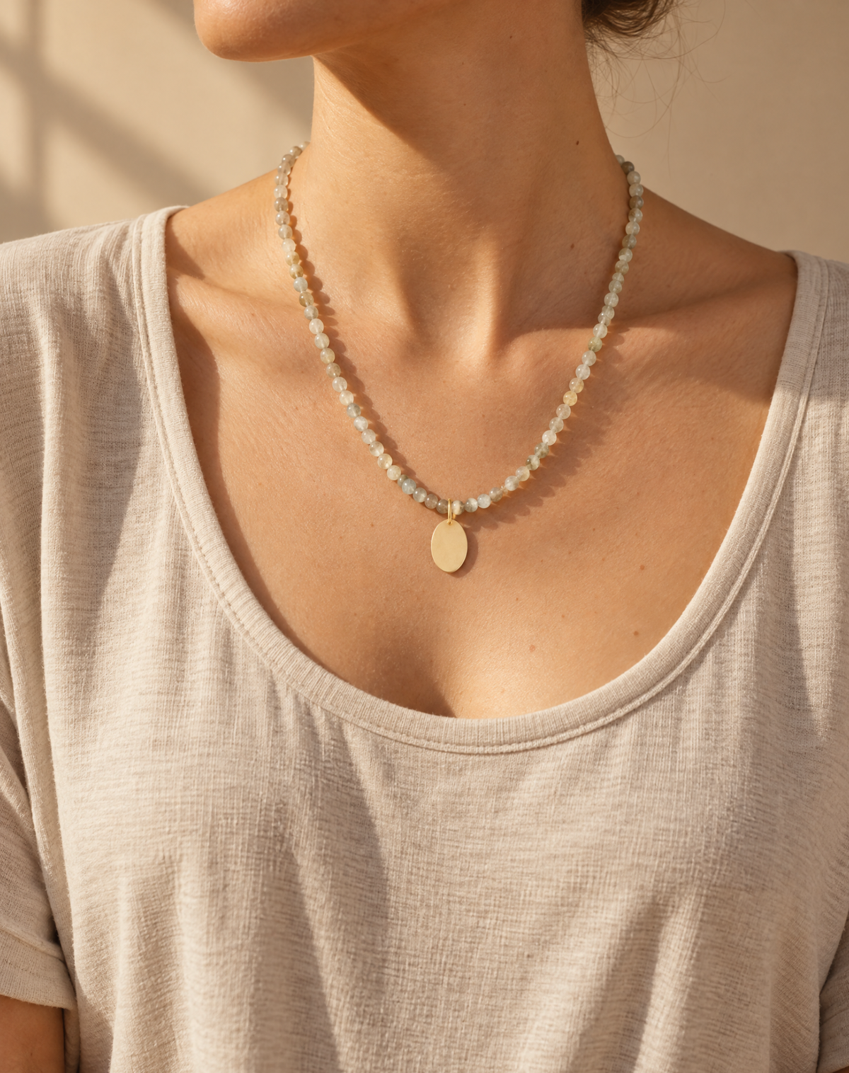 Labradorite Beaded Necklace