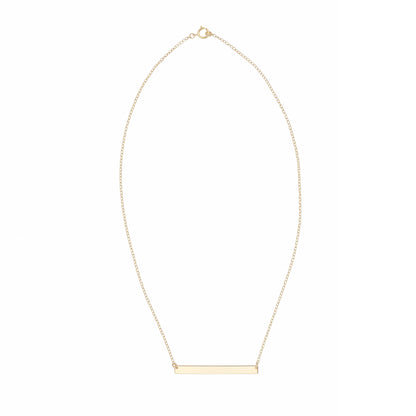 14k Gold Filled Customizable Bar Necklace