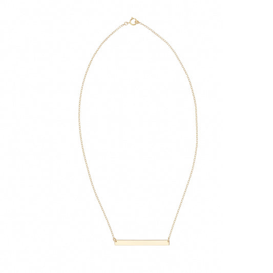 14k Gold Filled Customizable Bar Necklace