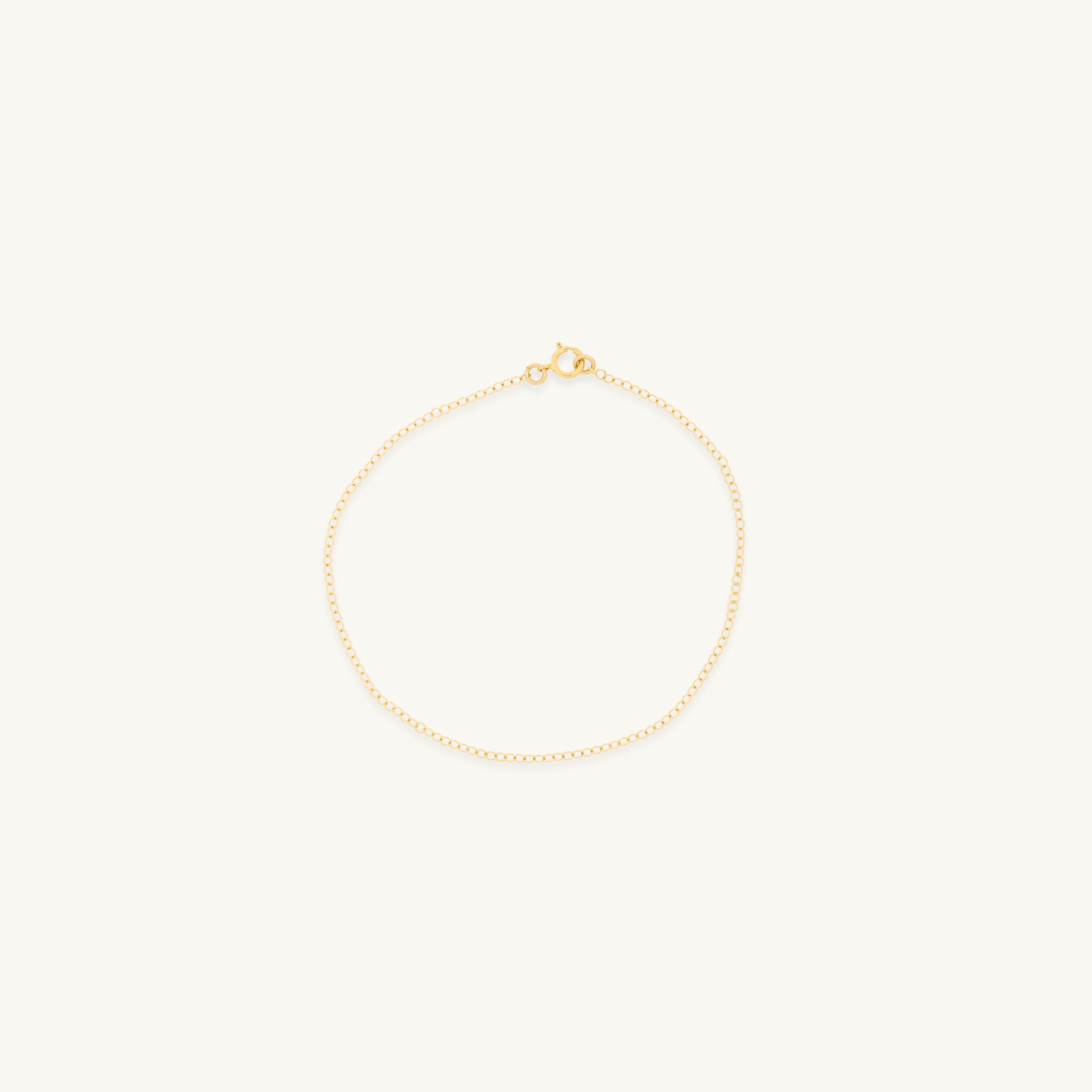 Fine Cable Chain Bracelet (14k Gold Filled)