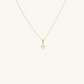 April Birthstone Necklace (Clear Quartz)
