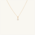 April Birthstone Necklace (Clear Quartz)