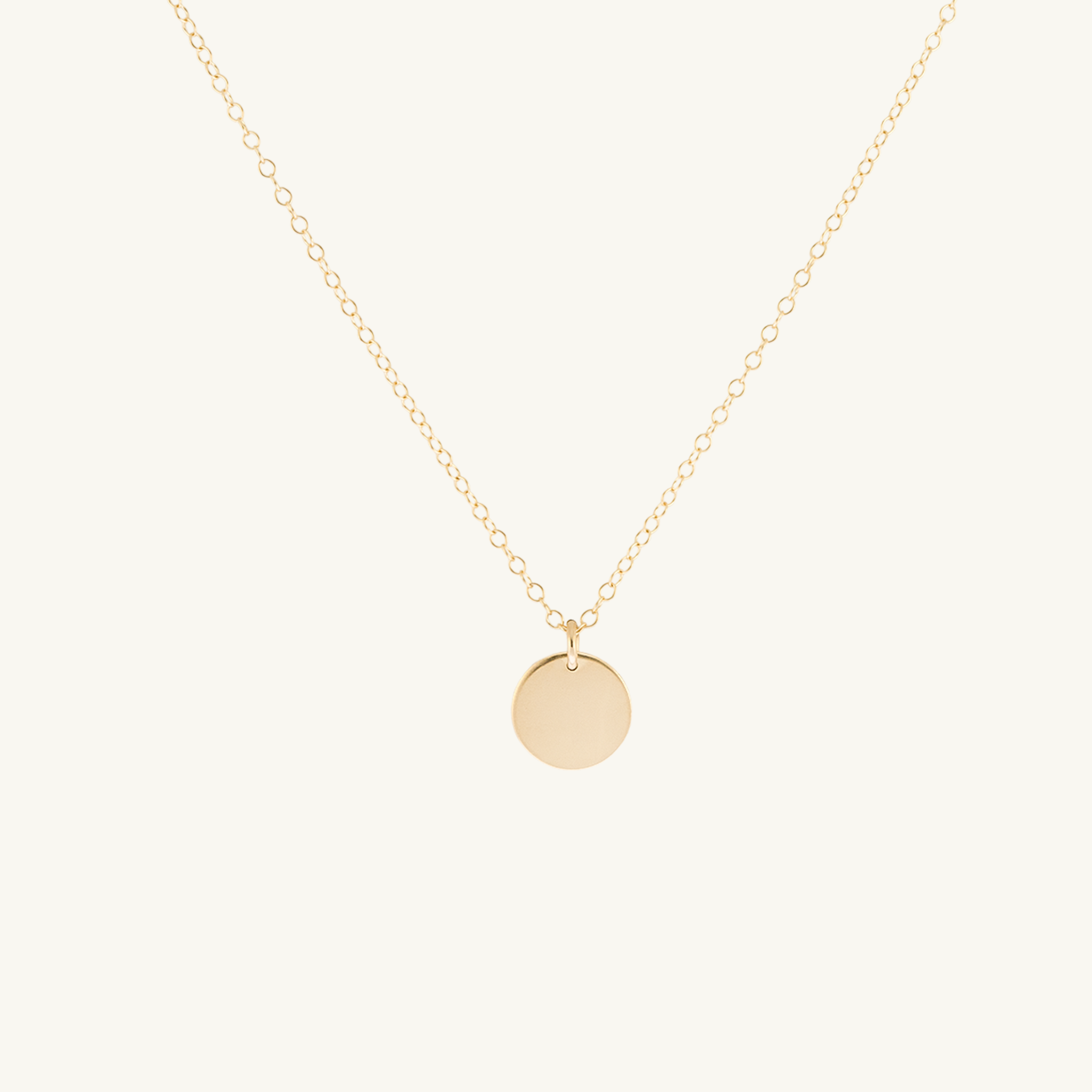 Sarah Cameron Jewelry Coin Necklace 14k Gold Filled