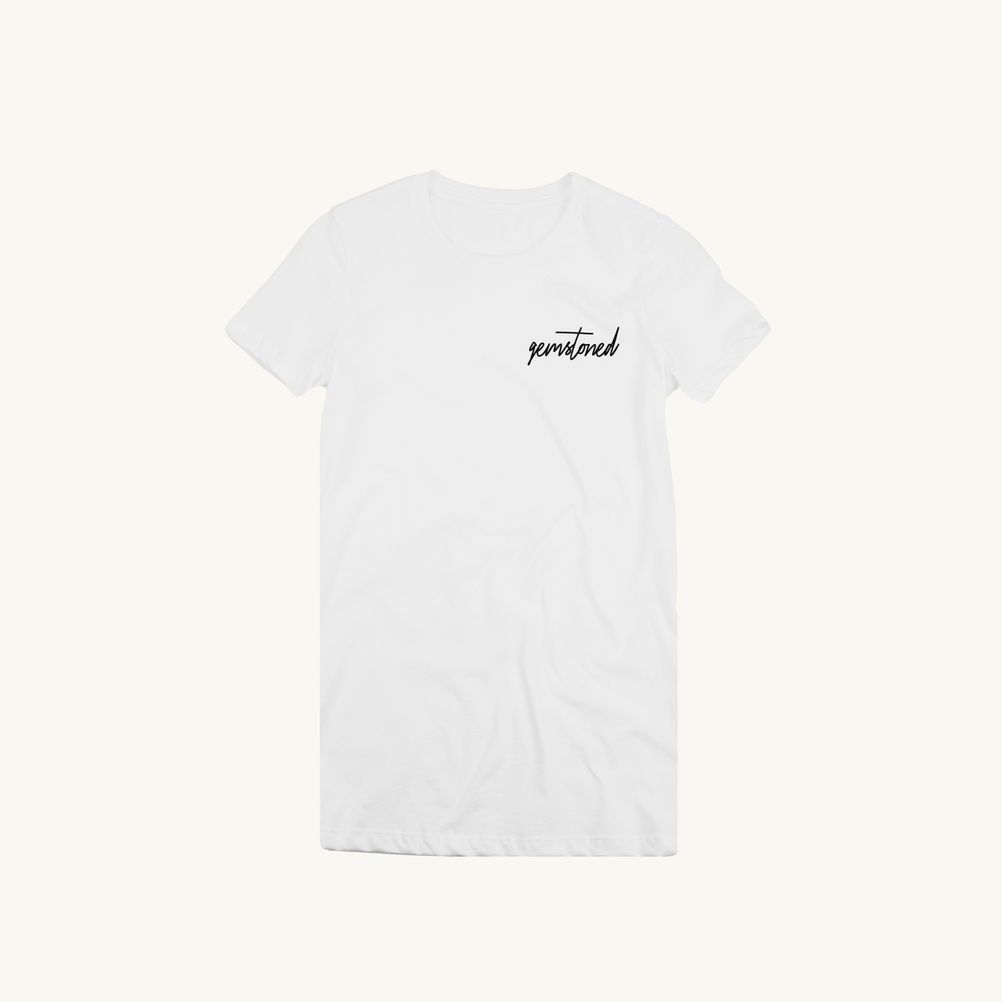 Gemstoned Tee Shirt (White)